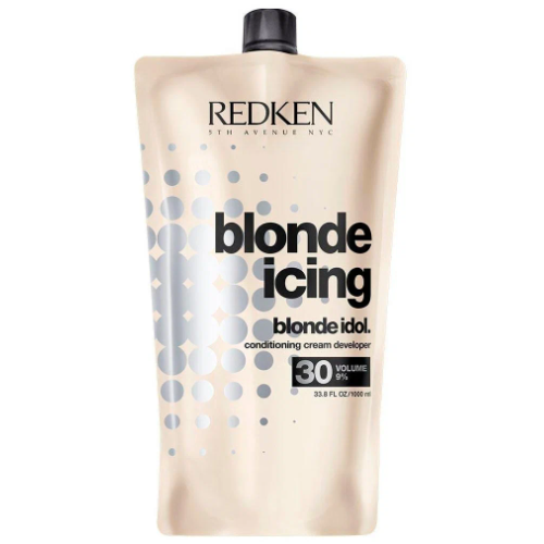 Оксид проявитель для обесцвечивающих паст 9% - Redken Blonde Glam Cream Developer 30Vol 